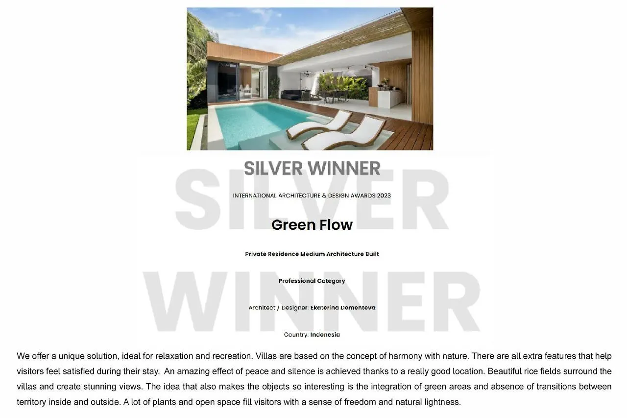 Green Flow Villa 4 Ubud